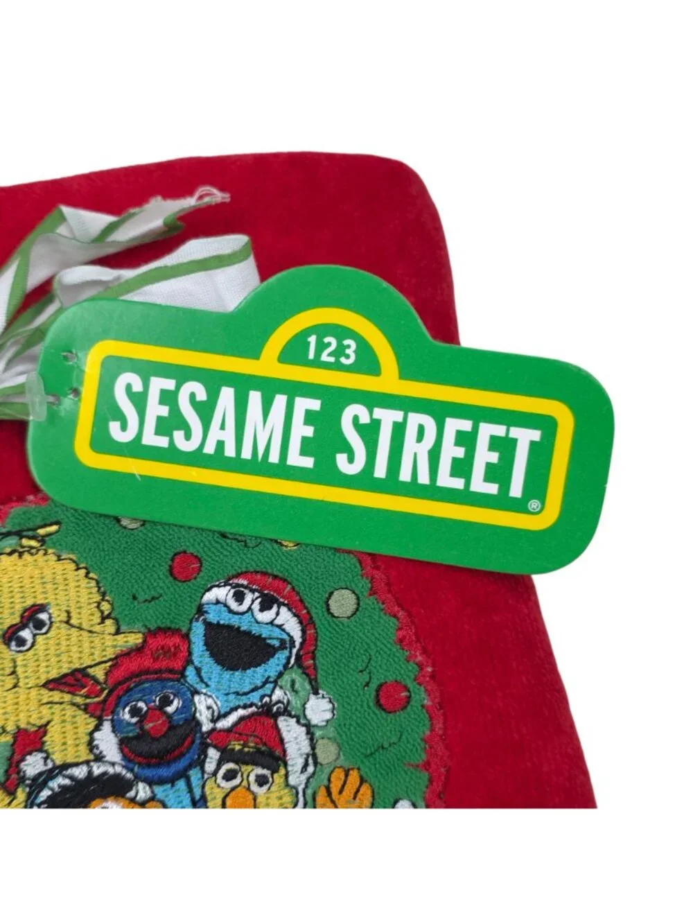 Sesame Street Cotton Hand Towels Set Of 2 Holiday Decoration 18